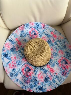 Lilly Pulitzer-NWT-Wide Brim Straw Sun Hat